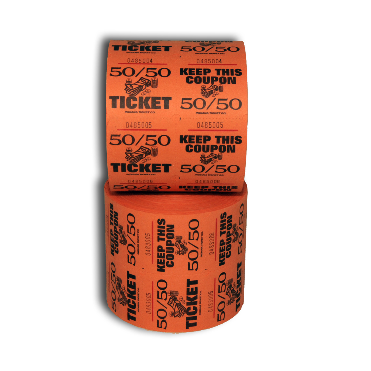 Fun Express - Orange 50 Cents Single Roll Tickets - Party Supplies -  Entertainment - Admission Tickets & Wristbands - 1 Piece